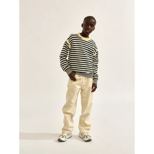 knitwear Gocsan sweater from bellerose in the colour stripe a / white and blue stripes for kids/children and teens/teenagers