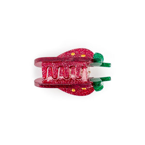 Luciole et Petit Pois Strawberry mini Claw Clip