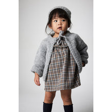 Load image into Gallery viewer, Cozmo Nuni Dress in a mixed plaid pattern for babies and toddlers