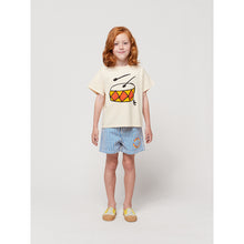 Load image into Gallery viewer, Bobo Choses Play The Drum T-Shirt in cream colour for toddlers, kids/children and tweens