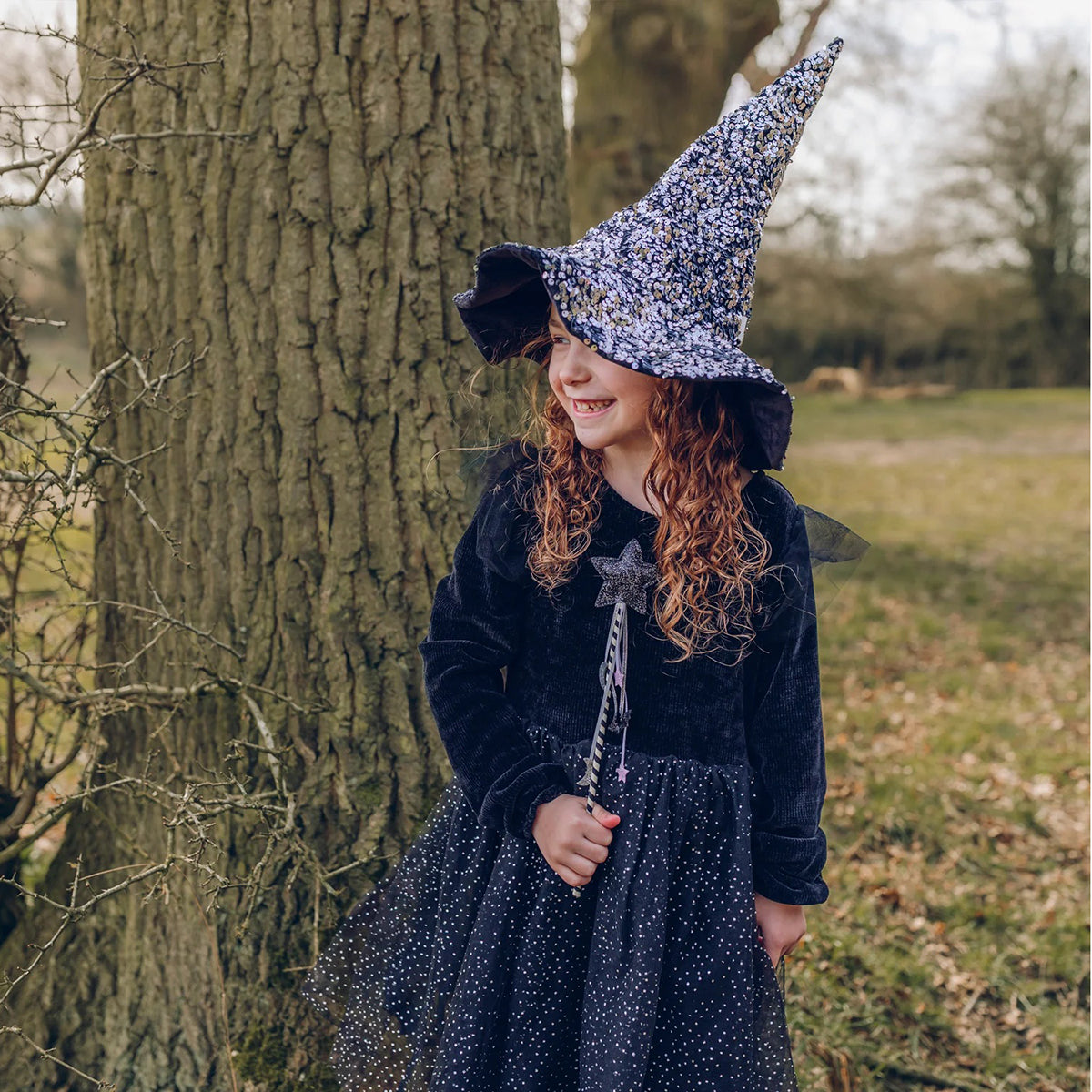 Rockahula Kids Sequin Velvet Witch Hat