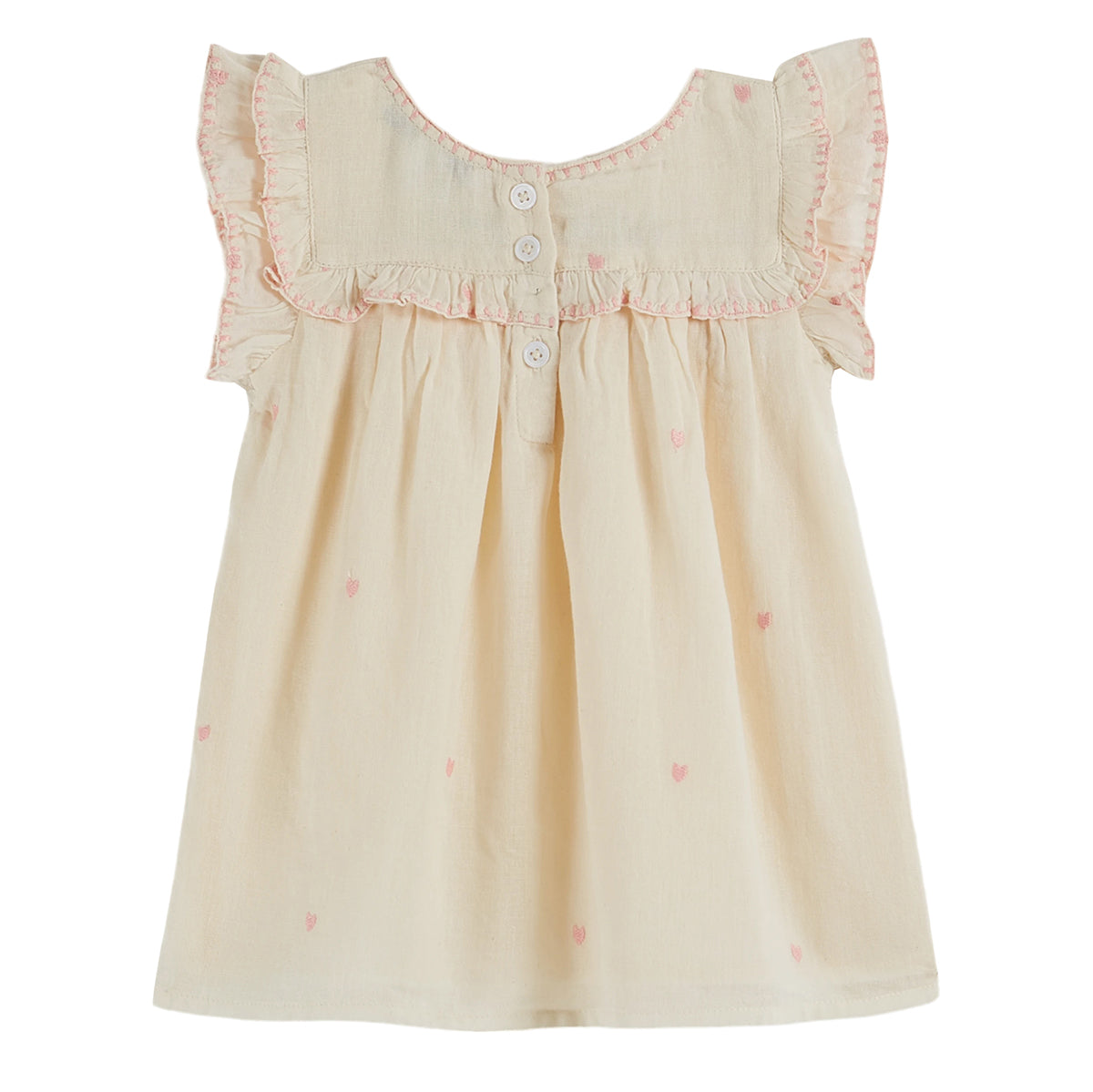 Emile Et Ida Embroidered Baby Dress for babies and toddlers