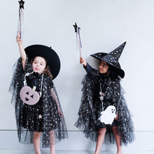 Load image into Gallery viewer, Mimi &amp; Lula Ruffle Aurora Witch Cape