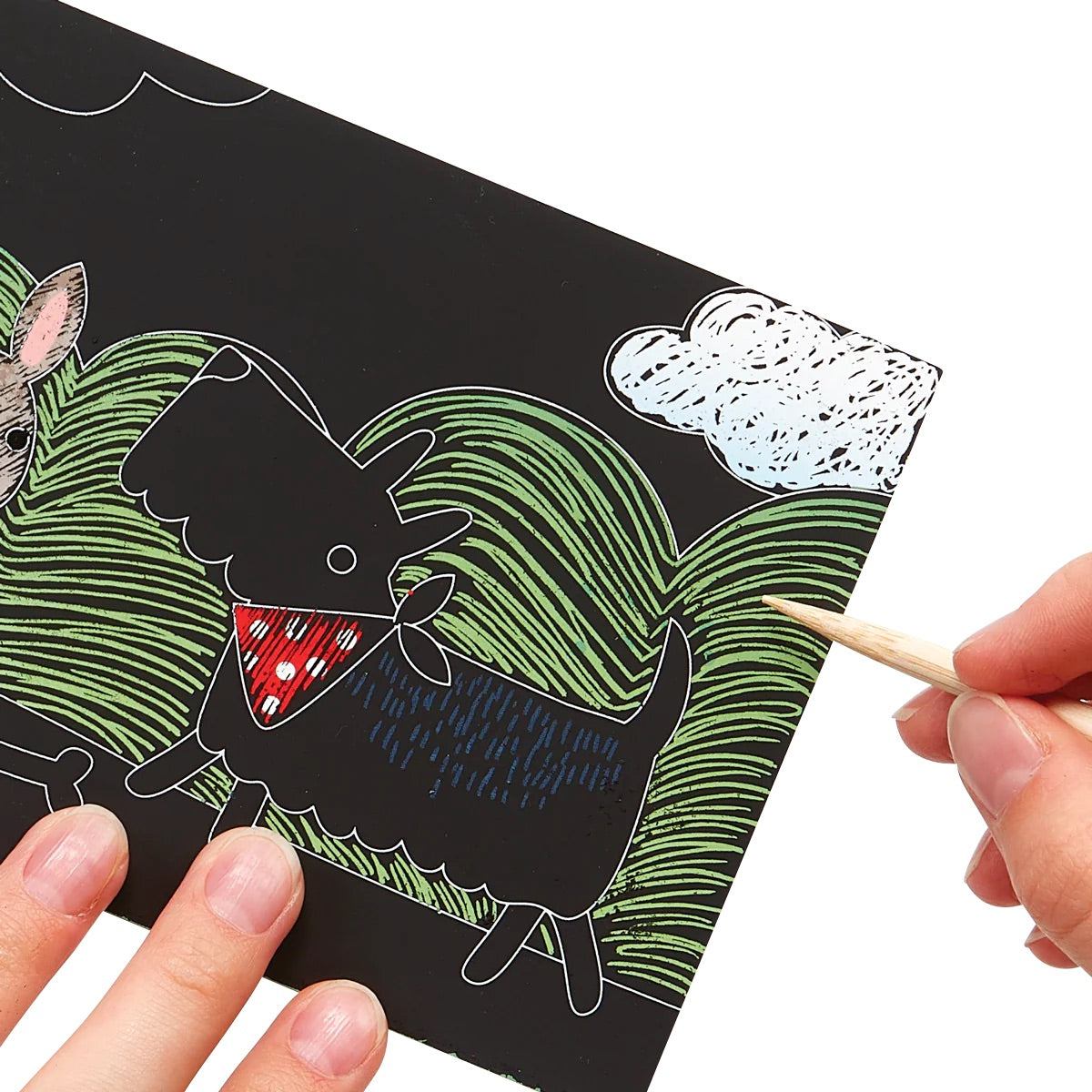 OOLY Playful Pups Scratch and Scribble Mini Scratch Art Kit