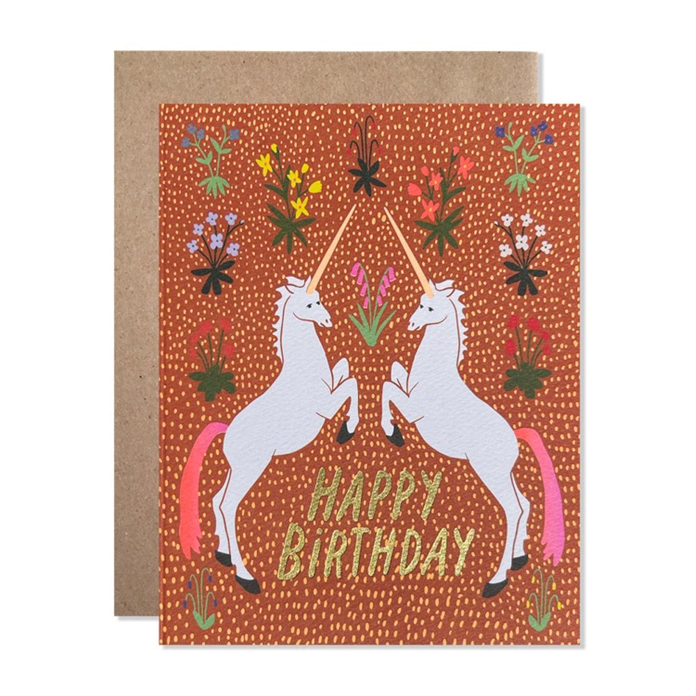 Hartland Card - Happy Birthday Unicorns
