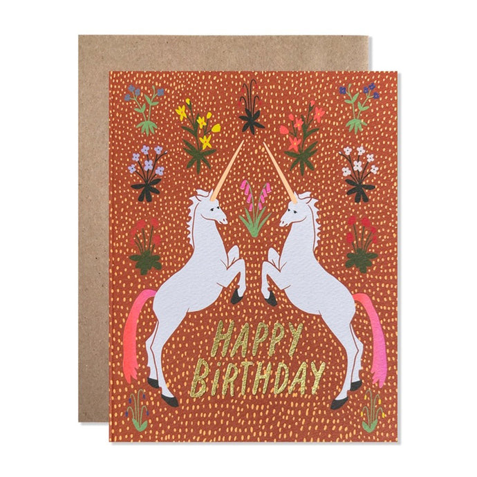 Hartland Card - Happy Birthday Unicorns