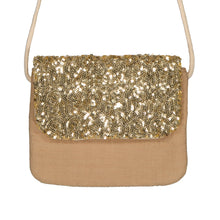 Load image into Gallery viewer, Luciole et Petit Pois Gold Sequins Bag for kids/children