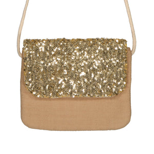 Luciole et Petit Pois Gold Sequins Bag for kids/children