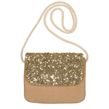 Load image into Gallery viewer, Luciole et Petit Pois Gold Sequins Bag