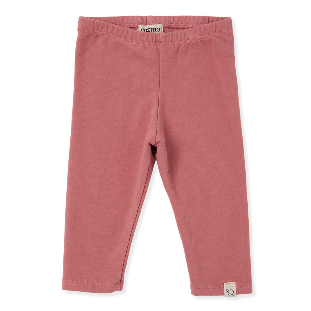 Cozmo Baby Leggings in rose/pink for babies and toddlers