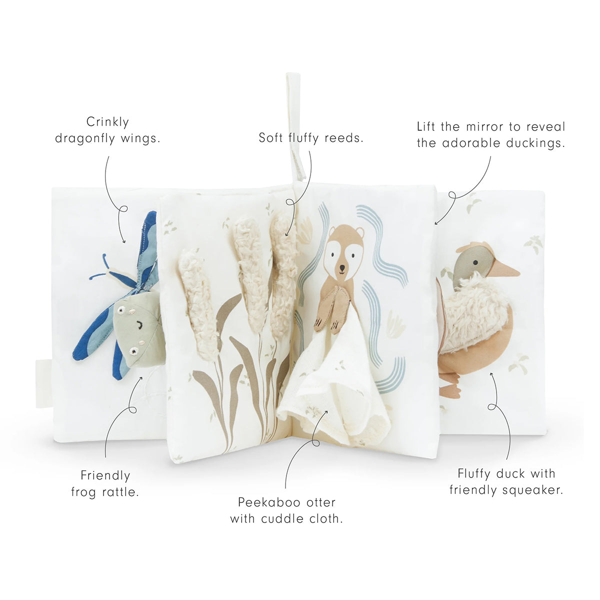 Avery Row Fabric Book for newbornd/toddlers