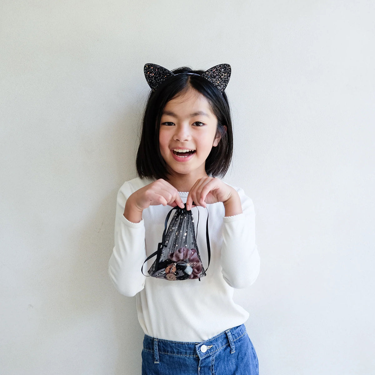 Mimi & Lula Spooky Cat Ears Alice Band