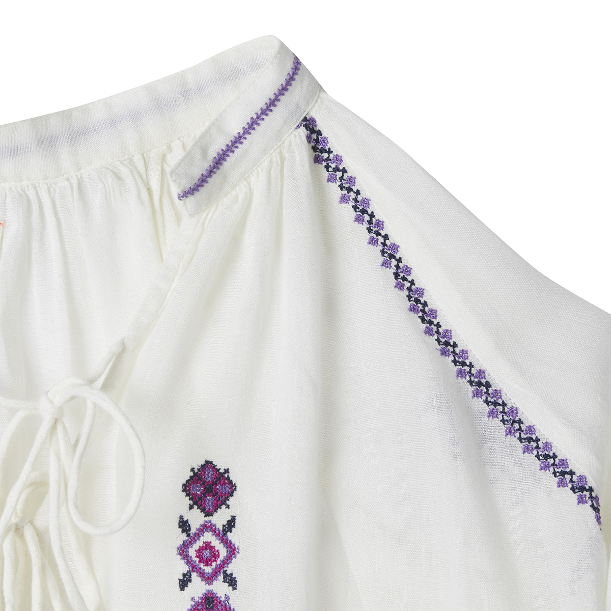 Bonheur du Jour Lagoon Blouse with long sleeves