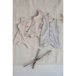 1+ In The Family Pino Romper in the colour smoky-ivory for newborns and babies