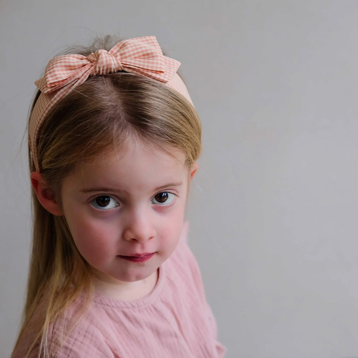 Mimi & Lula Peach Edie Bow Alice Band