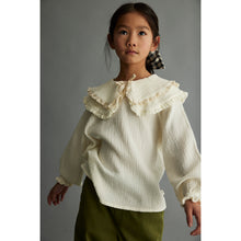 Load image into Gallery viewer, Cozmo Eva Blouse with a double collar with lace trims for toddlers, kids/children and tweens