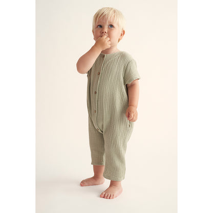 Cozmo Luca Jumpsuit in frosty green for babies and toddlers
