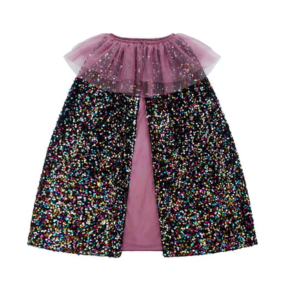 Mimi & Lula Ruffle Dazzle Sequin Cape