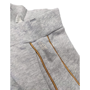 grey fabo sweatpants/trousers with gold piping details from bellerose for kids/children