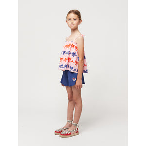 Bobo Choses Ribbon All Over Top with ruffled details