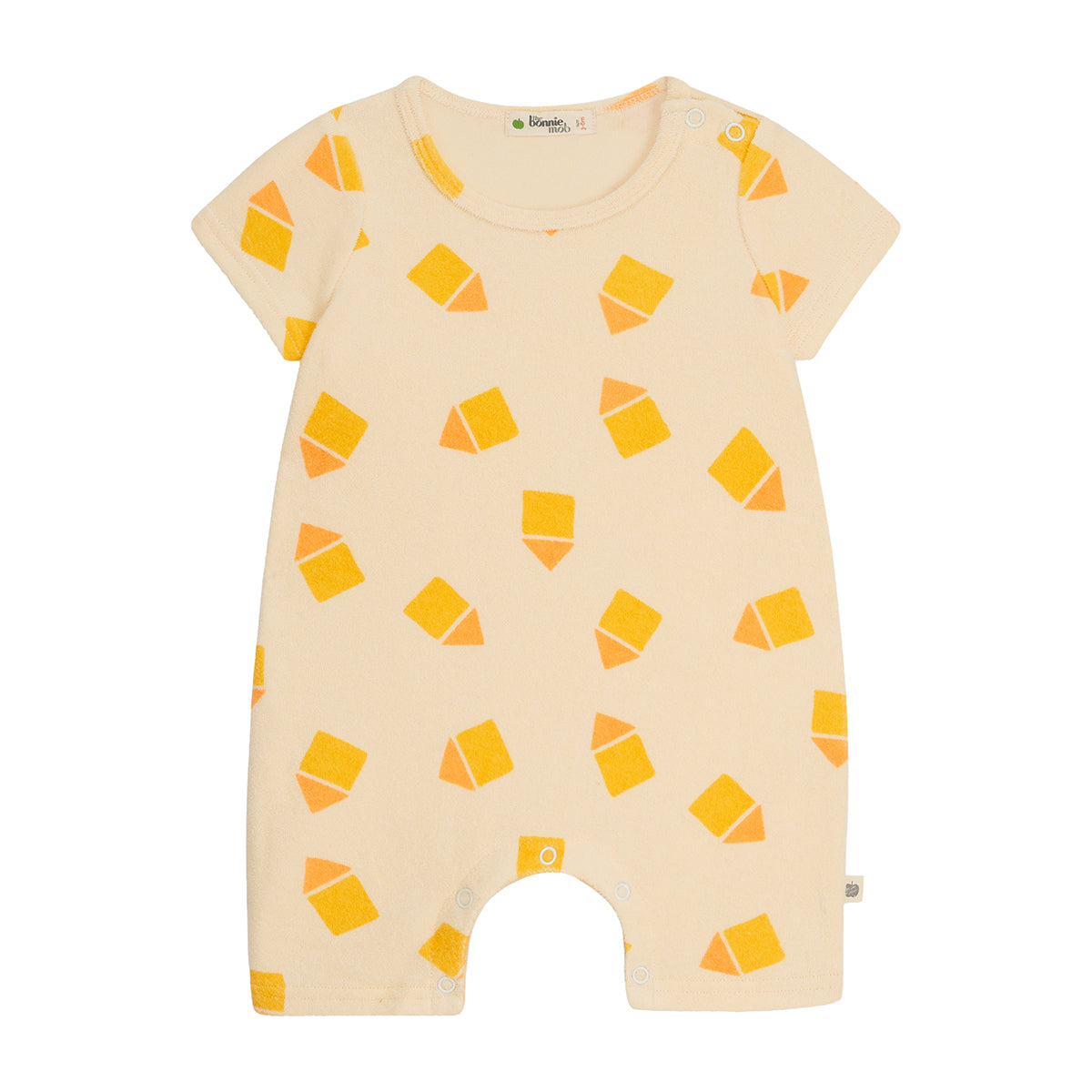 The Bonnie Mob Shrimpy Playsuit yellow beach hut