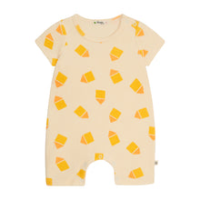 Load image into Gallery viewer, The Bonnie Mob Shrimpy Playsuit yellow beach hut