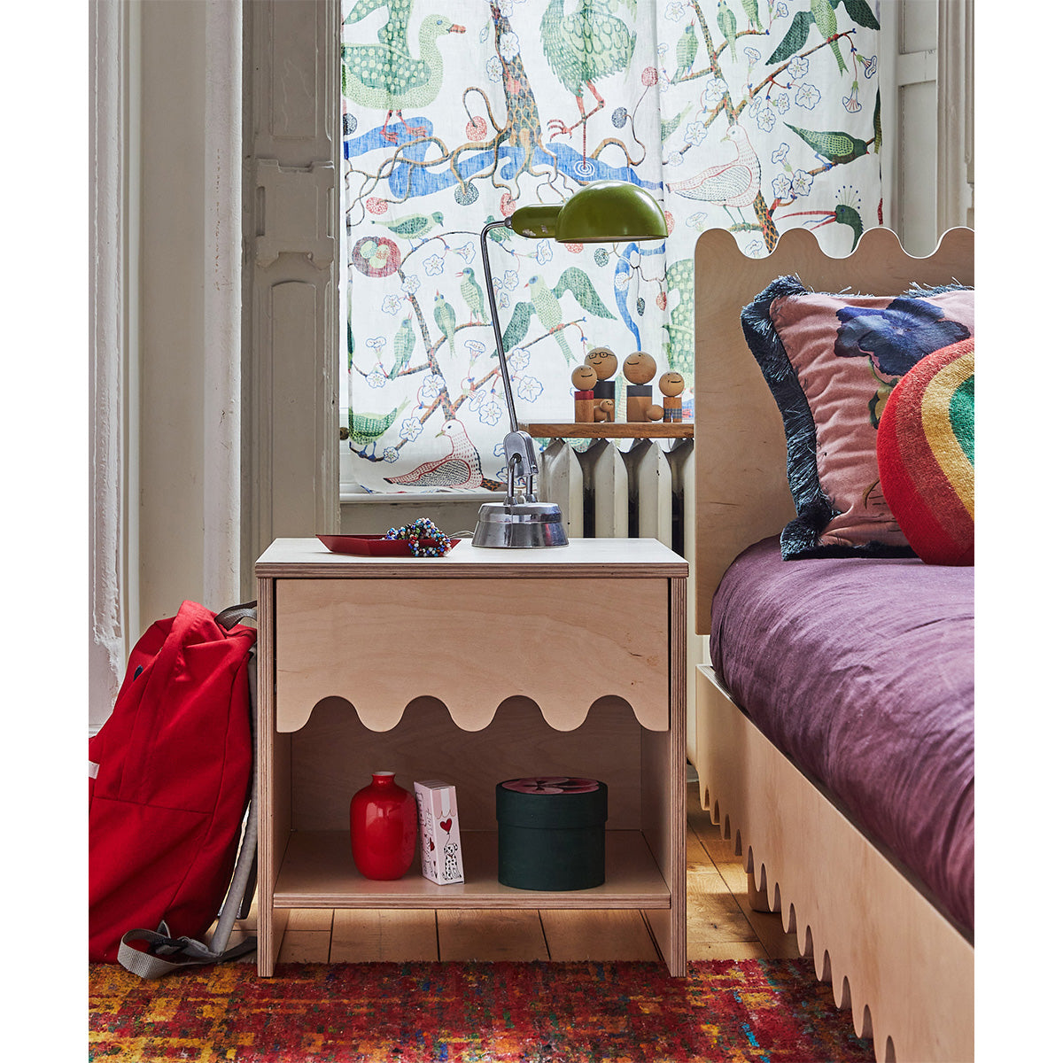 OEUF be good Moss Bedside Table