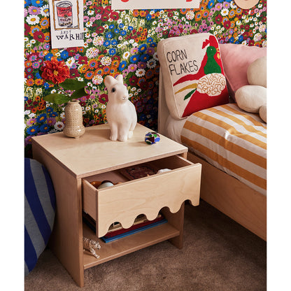 OEUF be good Moss Bedside Table