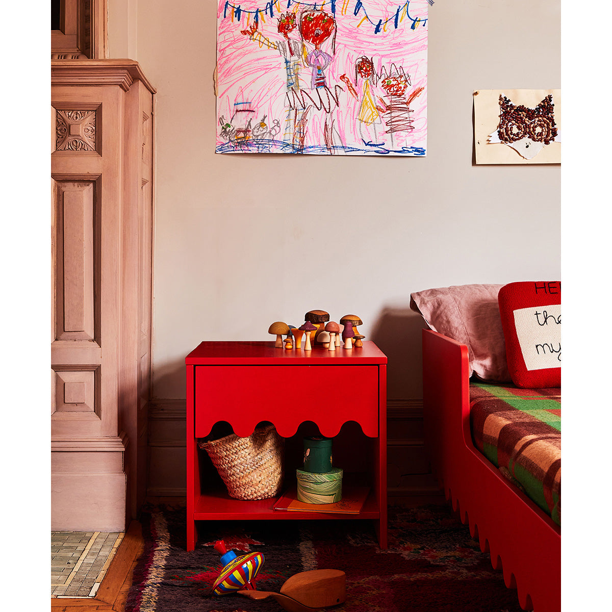 OEUF be good Moss Bedside Table