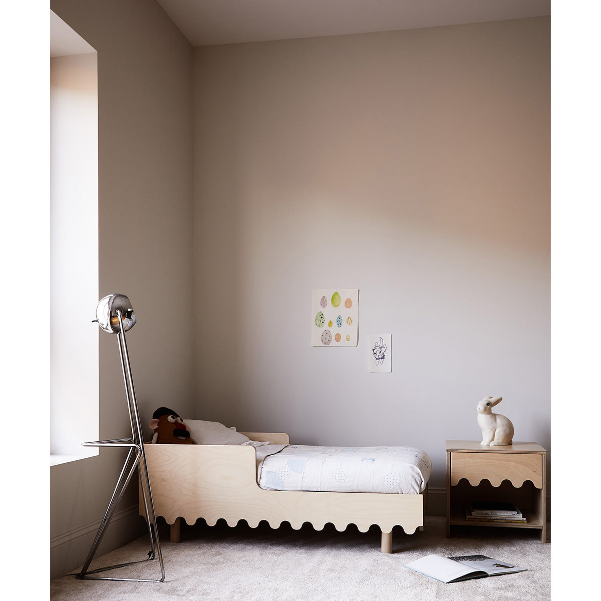 OEUF be good Moss Toddler Bed