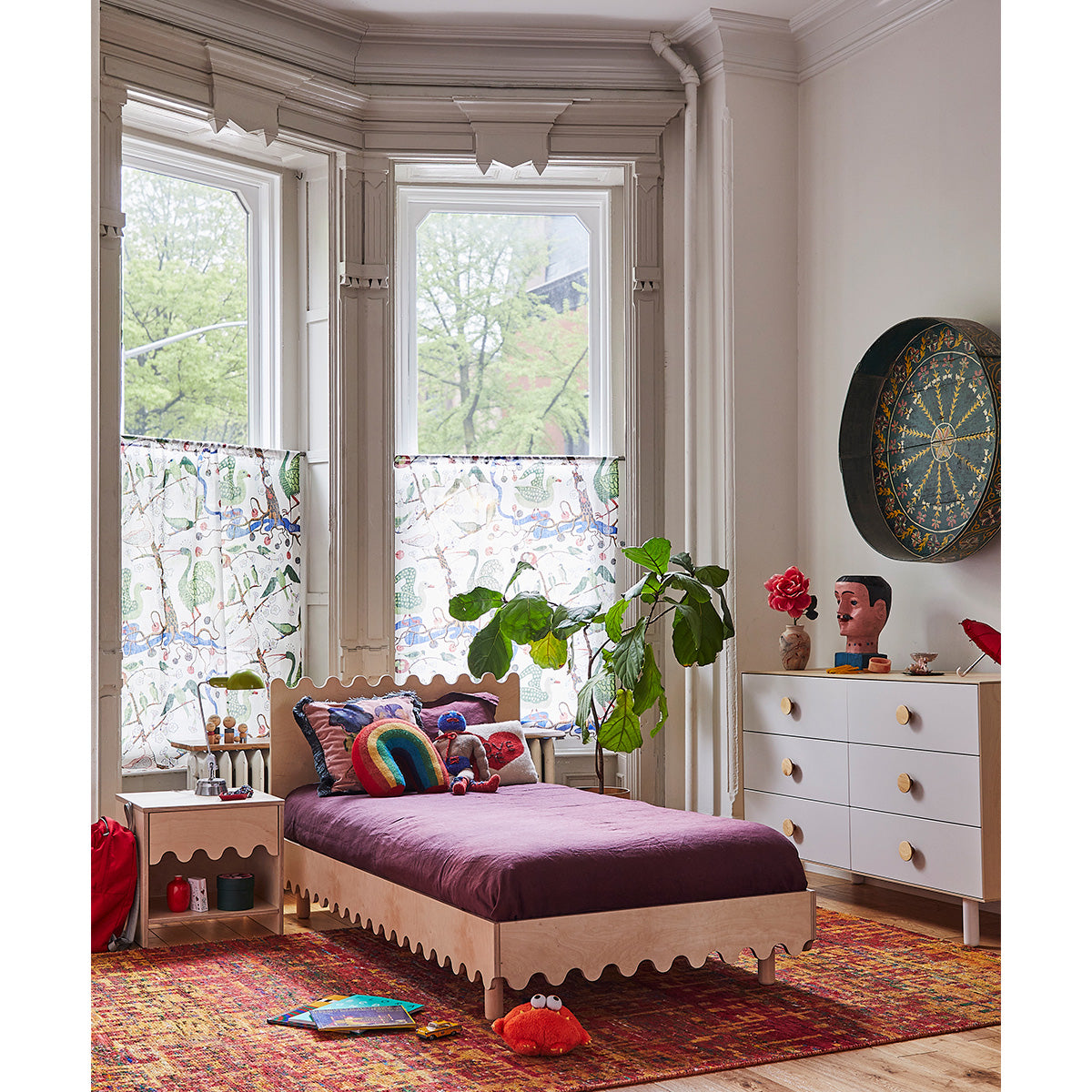 OEUF be good Moss Twin Bed