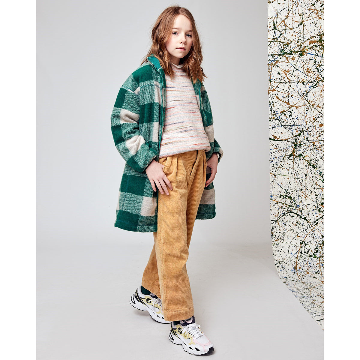 AO76 Lotte Check Coat aw23