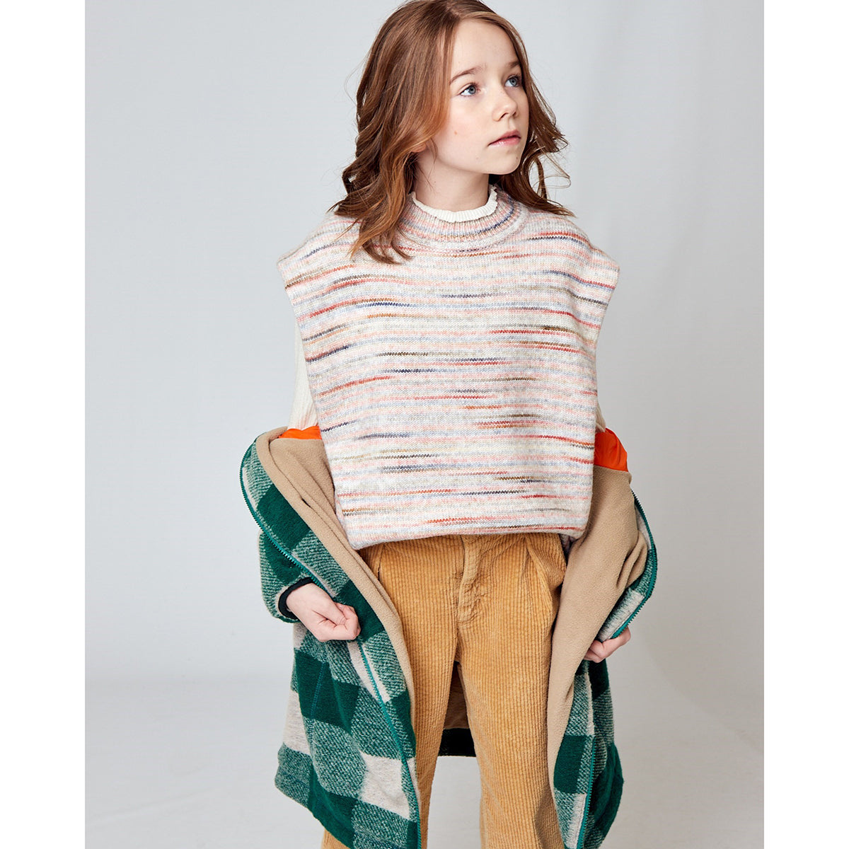 AO76 Lotte Check Coat 