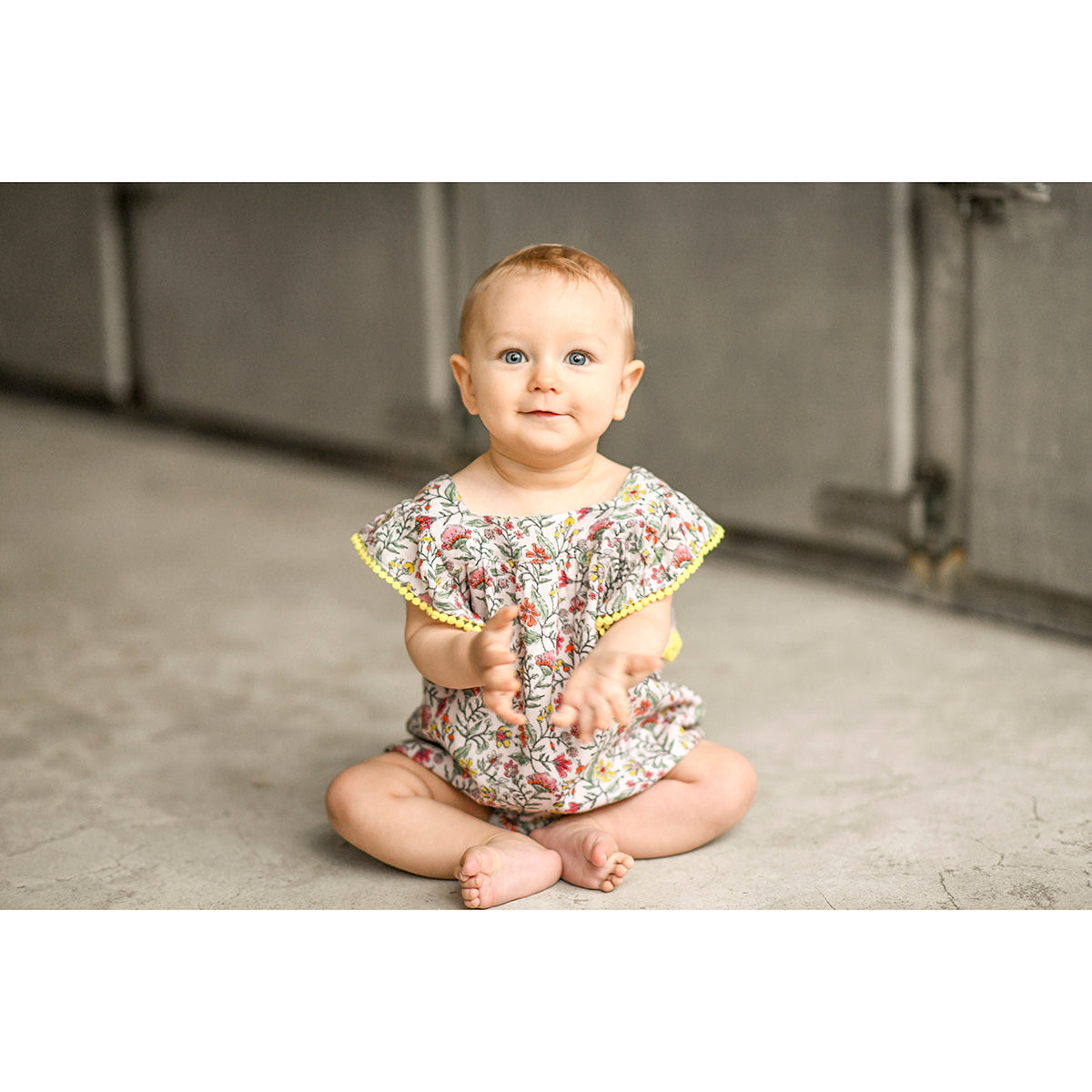 Bonheur du Jour Lonette Romper in cotton