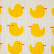 Load image into Gallery viewer, Bobo Choses Rubber Duck All Over Muslin aw23