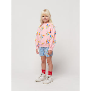 Bobo Choses Fireworks All Over Print Sweatshirt for toddlers, kids/children and tweens