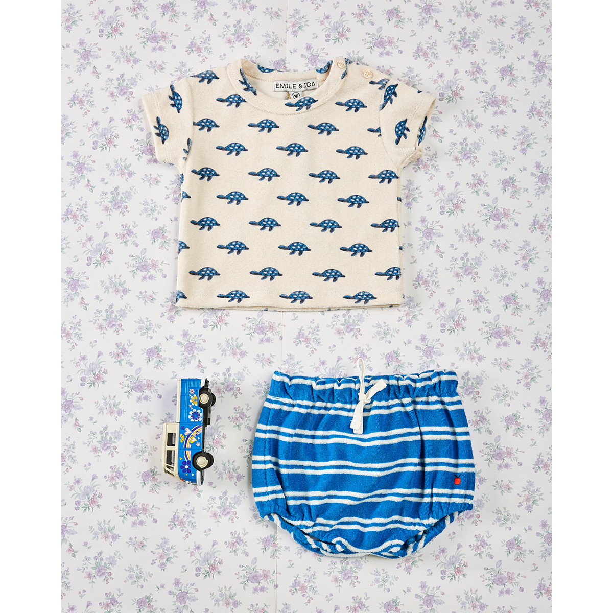 Emile Et Ida Terry Tee for babies and toddlers