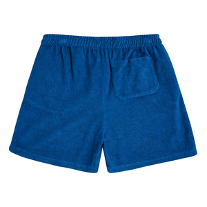 Bobo Choses Terry Bermuda Shorts in blue for toddlers, kids/children and tweens