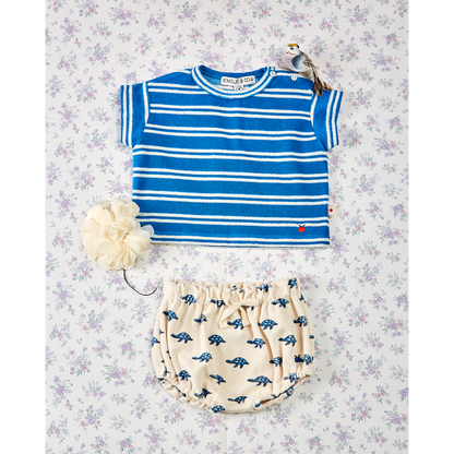 Emile Et Ida Striped Terry Tee for babies and toddlers