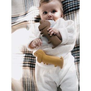 sustainable baby toy mini dog sienna from We Are Gommu