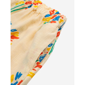 Bobo Choses Fireworks All Over Shorts in light yellow for toddlers, kids/children and tweens