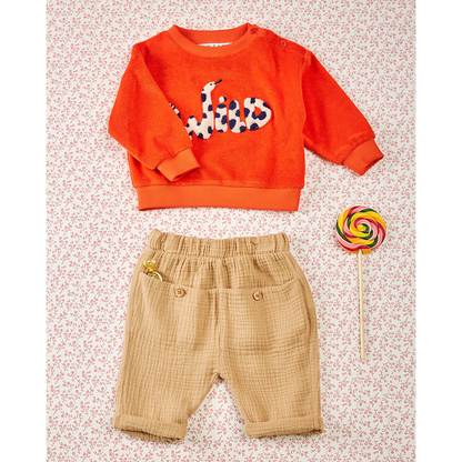 Emile Et Ida Cotton Gauze Trousers for babies and toddlers