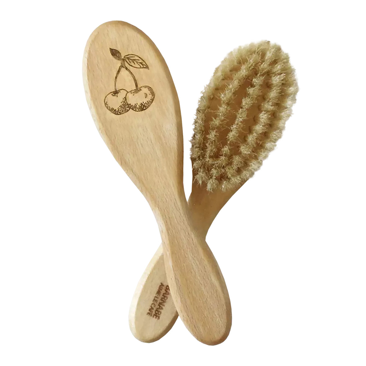 Barnabé Aime Le Café Wood Baby Hairbrush