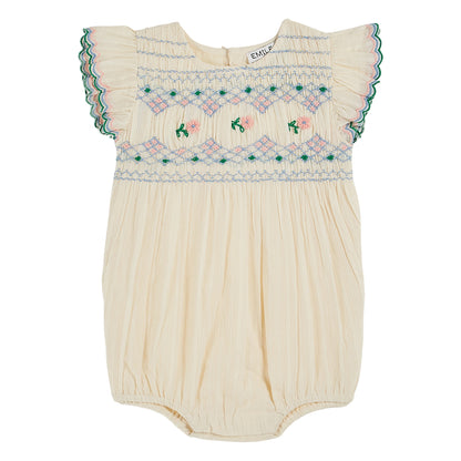 Emile Et Ida Embroidered Romper