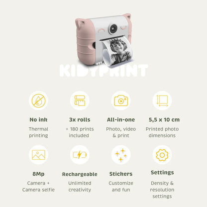 Kidywolf Kidyprint Instant Camera