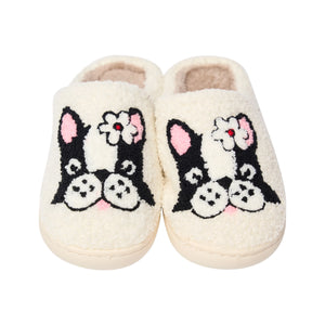 Malibu Sugar Plush Dog Slippers