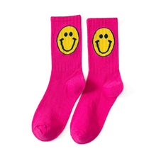 Load image into Gallery viewer, Malibu Sugar Happy Face Socks
