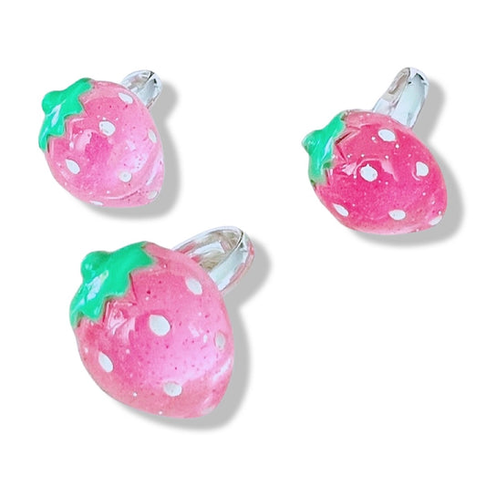Pop Cutie Pink Strawberry Ring