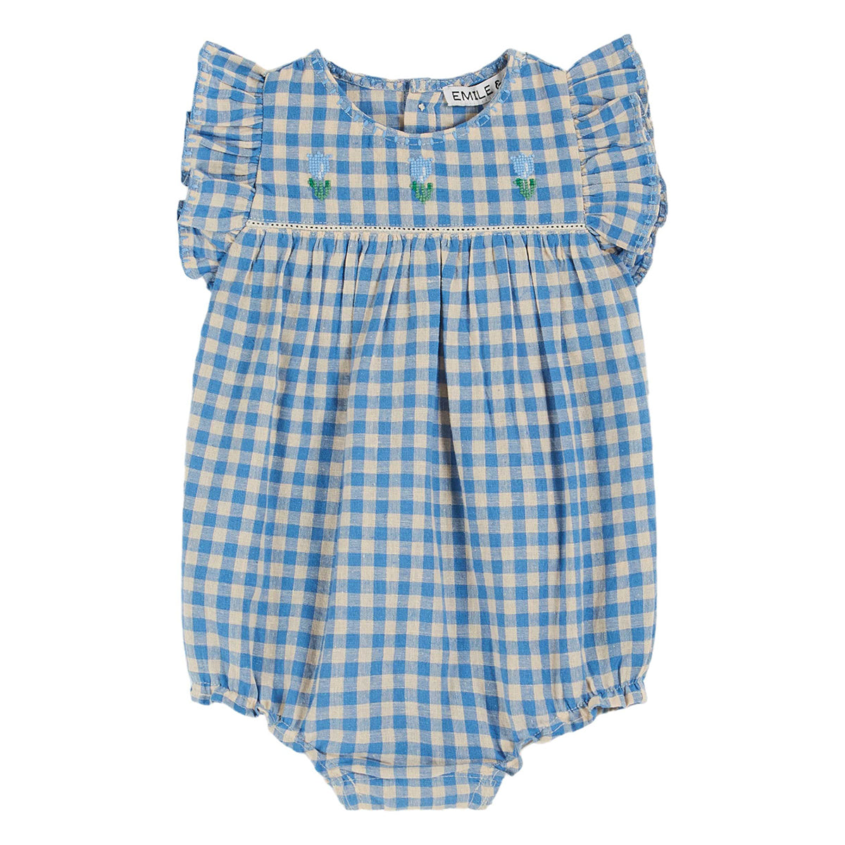 Emile Et Ida Embroidered Romper