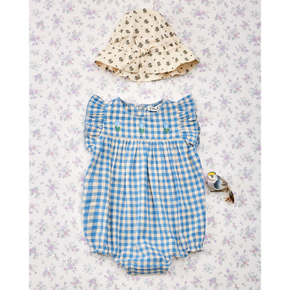 Emile Et Ida Embroidered Romper for babies